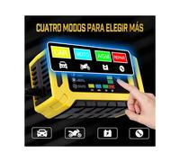 12V 6A Truck Motorcycle Charger Car Auto Battery Charger Pulse Repair Digital LCD Display US Plug