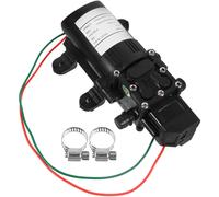 12V 70W Diaframma automatico Mini Acqua di lavaggio per auto elettriche (Nero)