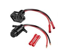 12V 8AWG Trolling Motor Connector, incavo impermeabile con il cappuccio di tenuta, per il sistema di collegamento di potere della barca marina