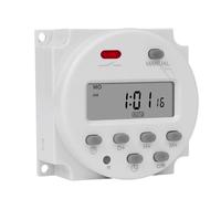 12V AC/DC digitale 7 giorni settimanali timer programmabile interruttore illuminazione elettronica programmatore relè orario giornaliero all'interno della batteria 1 pz(12V with 4 wires)