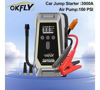 12V Auto Salto di Avviamento 150PSI Auto Senza Fili Pompa di Gonfiaggio Dei Pneumatici Compressore D'aria 4000A Accumulatori E Caricabatterie Di Riserva Batteria Potabile dispositivo di Avviamento