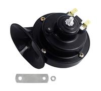 12V Clacson Moto,Tromba Auto,Corno Moto,Trombe Auto,12V Clacson Di Lumaca Universale,Tromba per Auto,Clacson Moto Forte Potente,115db,Tono Alto,Corno di Lumaca Elettrico per Auto Moto (Nero)
