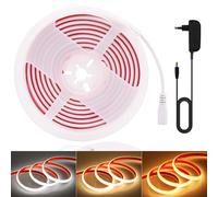 12V COB LED Strisce al Neon IP68 Impermeabile 320 LED/m Flessibile Alimentatore [EEK: A++]