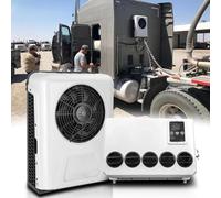 12V condizionatore d'aria 10000BTU, Mini Split 12 Volt condizionatore d'aria, Semi Truck APU 12 Volt DC A/C, raffreddamento a basso rumore per Big Rig Sleeper, semi camion, pick-up, furgoni, autobus