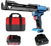 12V Cordless Electric Caulking Gun, Automatic Dual Component Adhesive Applicator with Lithium-ion Batteries & Charger - Perfect for Epoxy, Sealants, and Heavy-Duty Projects(1 battery)