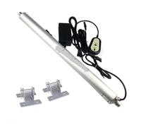 12V DC 25mm-1000mm Corsa Max Push 1500N Carico Attuatore lineare elettrico personalizzato + Controller manuale + Staffe di montaggio Per autoveicoli e camper(25mm stroke,10mm s 1000N)