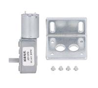 12V DC Geared Motor 12mm Single Shaft, Self Locking Gear Speed Reduction Motor, Reversible Low Speed Motor with Zinc Alloy Shell for Home Appliances and Automation Systems (8 giri/min)