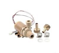 12V DC Pompa di circolazione 2,1 GPM silenziosa acqua calda | Flusso 2,1 GPM, altezza di erogazione 3 m, struttura compatta, facile installazione, non autopriming