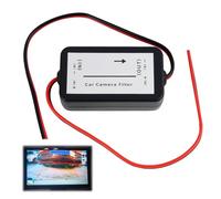 12V DC Raddrizzatore Filtro, Filtro Redressore di Potenza per Telecamere di Retromarcia, Compatibile Auto Tedesche e Americane, Stabilizzatore di Segnale per Immagini Chiare e Stabili