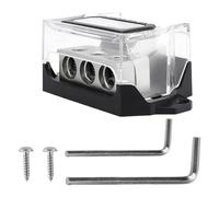 12V Distribution Block, Flame Retardant Ground Distributor, Stereo Amplifier Battery Terminals, Circuit Ground Connector, for Car Amplifier, Audio, Vehicle, Power