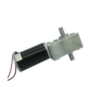 12V Double Shaft DC electronic starter Worm Gear High Torque 24 Volt D package J 24V 470rpm YZWRWRMKTB