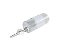 12V Electirc electronic starter Long Shaft DC electronic starter 6V Threaded Shaft For DIY parts JGB37-545 with Flange NWPNLXEA(24v600rpm,Package A)