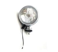 12V Fanalino Fendinebbia Anteriore Faro Supplementare Cromato Diametro 90mm Per Moto Bicicletta Lampada H3 Universale