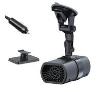 12V Heater Car - Defroster with Fan, 2N 1 Portatile Car Heater with Suction Holder and Adhesive Base, Rotatable Vehicles Heaters | Multi-Function 2-Speed Adjustment For Vehicle Truck Window Winter