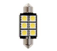 12V Hyper-Led 18 - 6 SMD x 3 chips - 15x36 mm - SV8,5-8 - 1 pz - D/Blister - Bi