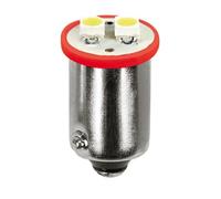 12V Hyper-Led 6 2 SMD x 3 chips BA9s 2 pz D/Blister Rosso nan Auto Lampadine