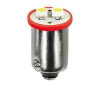12V Hyper-Led 6 2 SMD x 3 chips BA9s 2 pz D/Blister Rosso nan Auto Lampadine
