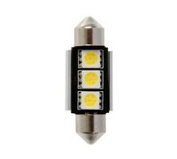 12V Hyper-Led 9 3 SMD x 3 chips (C5W) 10x36 mm SV8,5-8 1 pz D/Blist