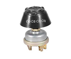 12V Interruttore a pressione del clacson Interruttore della luce a levetta impermeabile Interruttore del clacson Pulsante in metallo per trattore Massey Ferguson-commodo feux
