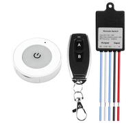 12V Interruttore con Telecomando, DC 5V/12V/24V/5A Interruttore Telecomandato, 433Mhz Mini Interruttore Remoto per Luci, Telecomando Universale per Luce Pompa Dell'Acqua