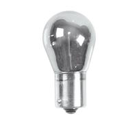 Lampa 58068 BA15s 1 Filamento Lampada, 12V, 21W, Cromo/Rosso, Confezioni da 2