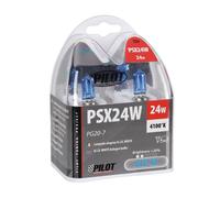 Kit 2 Lampade alogene Ultra Bianco 12V PSX24W 24W - PG20-7