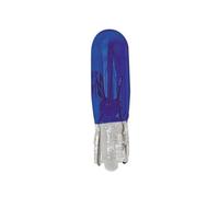 12V Lampada con zoccolo vetro - (T5) - 1,2W - W2x4,6d - 2 pz - D/Blister - Blu