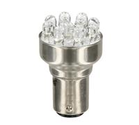 12V Lampada Multi-Led 11 Led - (P21/5W) - BAY15d - 1 pz - Scatola - Rosso