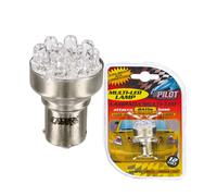 12V Lampada Multi-Led 11 Led - (P21W) - BA15s - 1 pz - Scatola - Luce Arancio