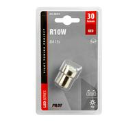 12V Lampada Multi-Led 11 Led - (R10W) - BA15s - 1 pz - D/Blister - Rosso