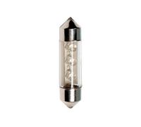 12V Lampada siluro 3 Led - (C5W) - 10x35 mm - SV8,5-8 - 2 pz - D/Blister - Blu