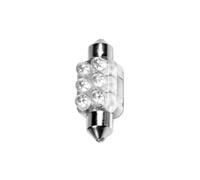 12V Lampada siluro 8 Led - 13x35 mm - SV8,5-8 - 1 pz - Scatola - Blu