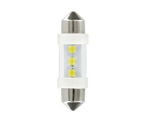 12V Led Series 3 Led (C5W) 10x35 mm SV8,5-8 2 pz D/Blister Blu Per illuminazione