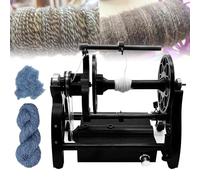 12V Macchina Avvolgitrice Automatica per Filati, Avvolgitore per Filati di Lana per Maglieria da 800rpm, avanti E Indietro, Ruota per Filatura Elettrica da 4oz, per Tessitura di Filati,Black