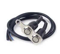 12V Motorcycle Head Light LED Handlebar Double ON OFF Switch Push Button