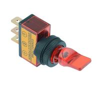 12V Rosso Illuminato Acceso-Spento Alternare Flick Interruttore Spst