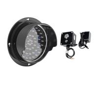 12V, Semaforo 2 in 1 Rosso e Verde, Controllo Tramite Pulsanti, Applique da Parete a LED Industriale Plug-in, Semaforo Stradale a LED Impermeabile per Esterni, Strada per Veicoli, Ferrovia(125mm)