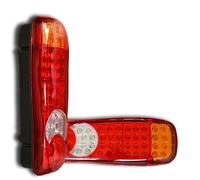 12V Set LED Posteriore Luci Coda Multi Funct.lamps Camper Roulotte Cavalli