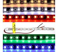 12V Striscia LED Cavo Bianco Caldo Blu Rosso Illuminazione Luminose 9,99 €/ M