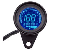 12V UNIVERSALE LCD COLORATO DIGITALE MOTO CONTACHILOMETRI TACHIMETRO CONTAGIRI