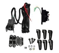 12V Verricello Solenoide Relè Contattore Rocker Interruttore A Pollice Set Maniglia Controllo Facile Installazione Per ATV UTV Rocker