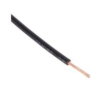 12V Wire 24 22 20 18 16 AWG PVC Pure Copper Cable Flexible Audio Cables For Speaker LED Light(Black; 5m; 20AWG)