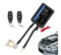 12V Wireless Battery Disconnect Switch - Remote Car Anti Theft Control
