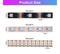 12V WS2815 Striscia LED RGB Doppio Segnale Strip Indirizzabile Individualmente [EEK: A++]
