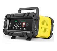 12V20A 24V10A Caricabatteria da Auto, Carica Batterie per Auto,Multi Protezioni Caricabatteria e Mantenitore,Intelligente Schermo LED Caricabatteria Completamente Automatico per Auto, Moto,Barche.