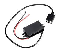 12V24V a 5V 3A 5A Micro Mini USB Step Down Adattatore di uscita di alimentazione di tensione Protezione automatica del calore Convertitore di alimentazione for auto(Single Square USB 5A)