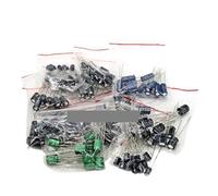 12valuesX10pcs=120pcs 0.22UF-470UF Aluminum electrolytic capacitor component diy assortment kit RRBXXUYN