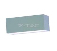 12W LED DOPPIA LUCE PER ESTERNO LUCE BIANCA CORPO GRIGGIO IP - Fredda - XXHRRX