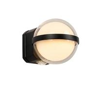 12W Led Indoor And Outdoor Wall Lights Creative Minimalist Outdoor Wall Sconce Balcony Stairs Corridor Aisle Metal Wall Lanterns With Double Acrylic Lampshade/10.5 * 10.5 * 13Cm