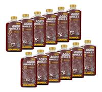 12x 1 Liter Olio Motore per Tosaerba MANNOL Agro API TC